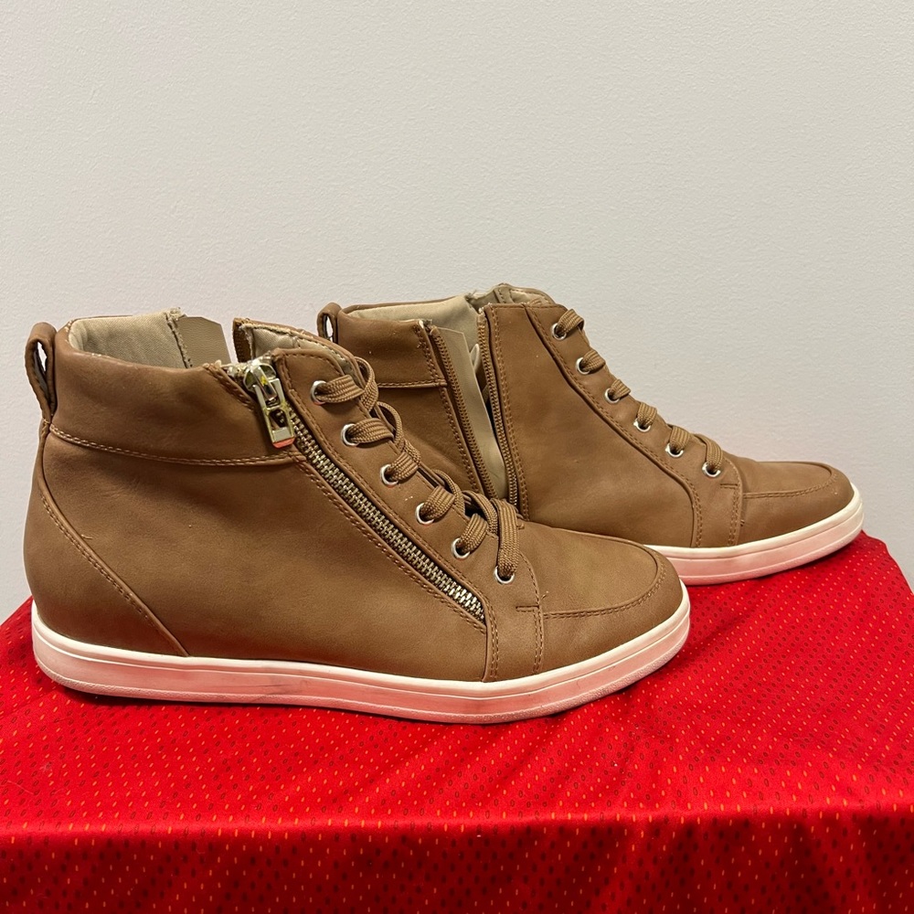 Call it Spring Vegan leather high tops (Size 9)